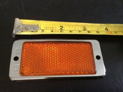ORANGE REFLECTOR AND RIM LUCAS RER22 MGB MGC TRIUMPH SPITFIRE USA