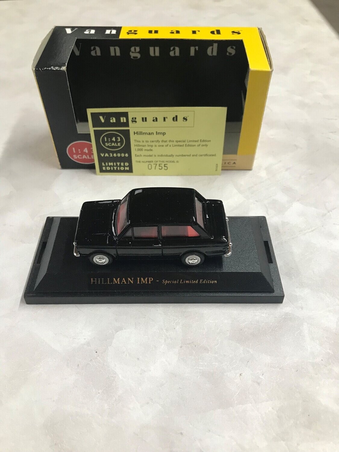 RARE VANGUARDS VA26006 BLACK HILLMAN IMP I OF 1000 MADE