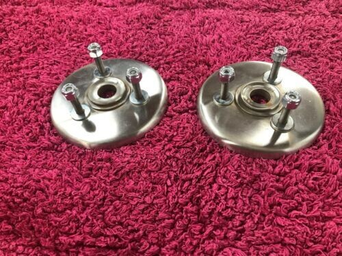 TRIUMPH HERALD SPITFIRE GT6 VITESSE BOND FRONT COIL SPRING SS TOP PLATES 122137