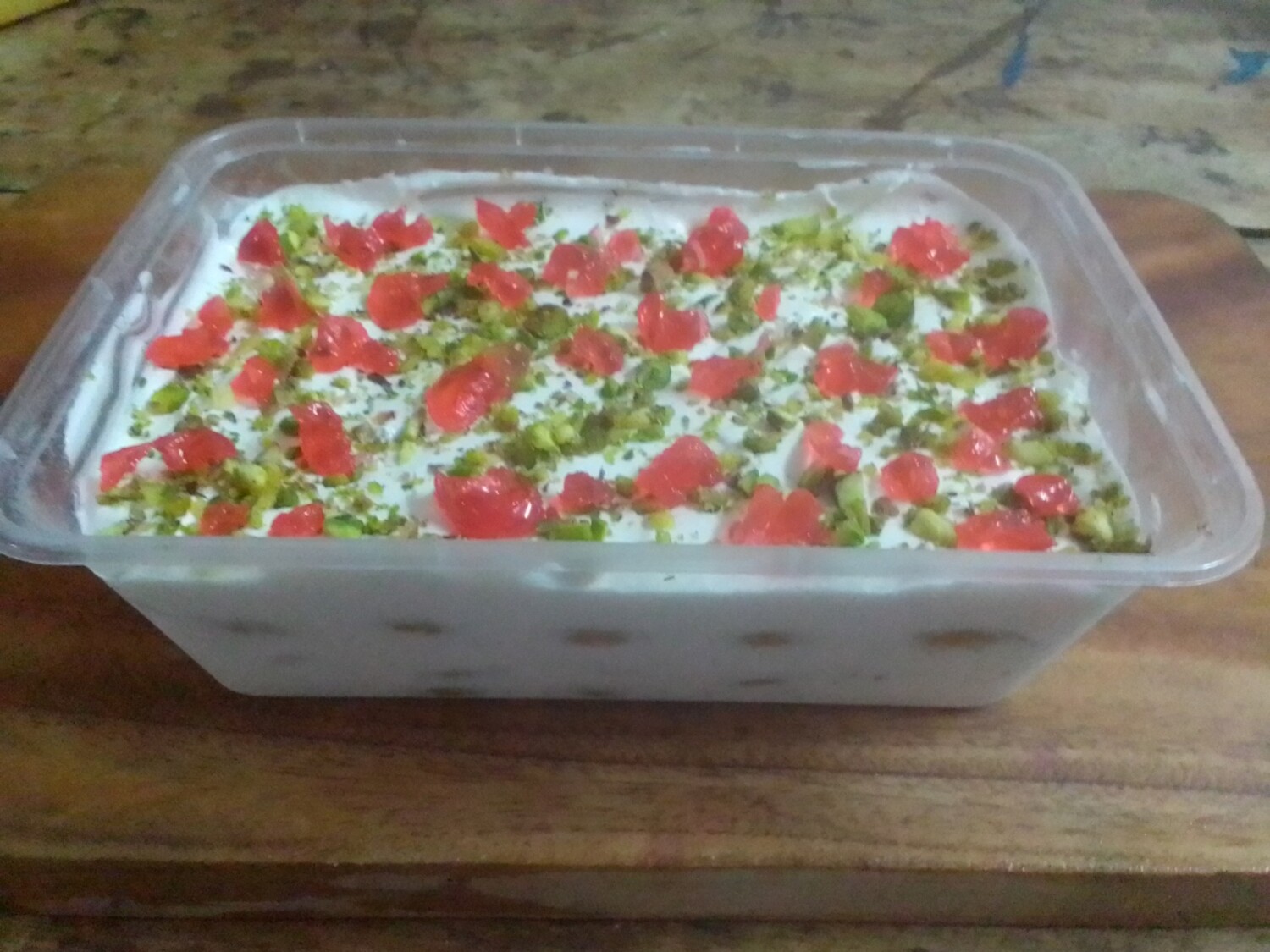 Kulfi Biscuit Pudding