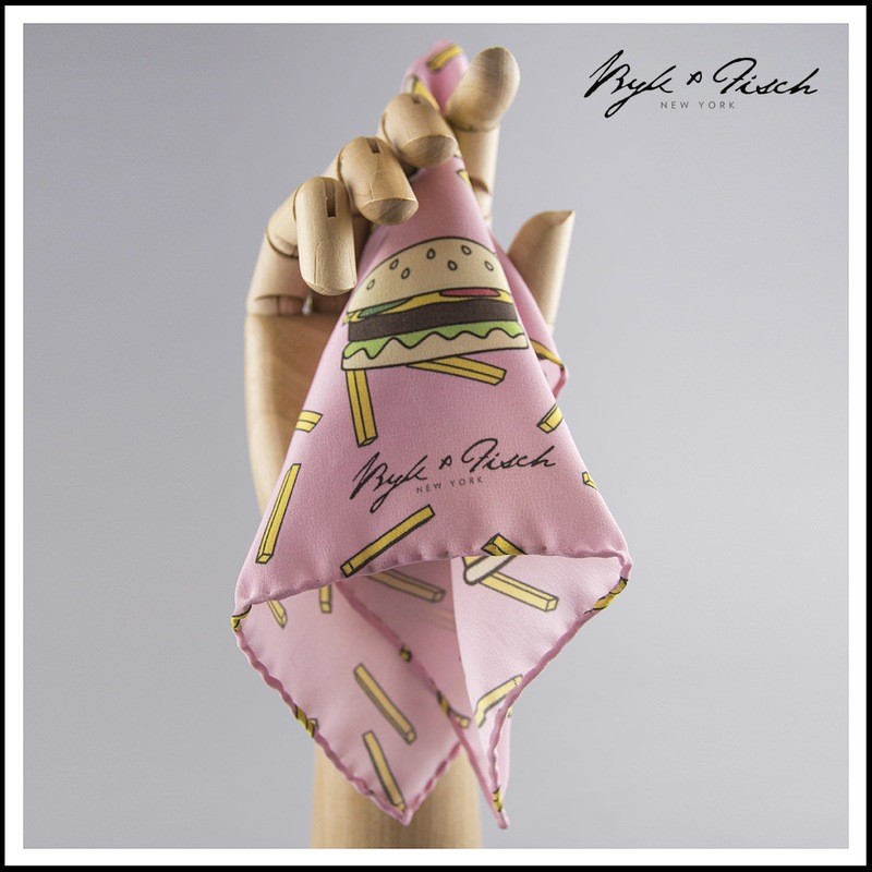 &quot;3AM ETERNAL&quot; DIGITAL PRINT POCKET SQUARE