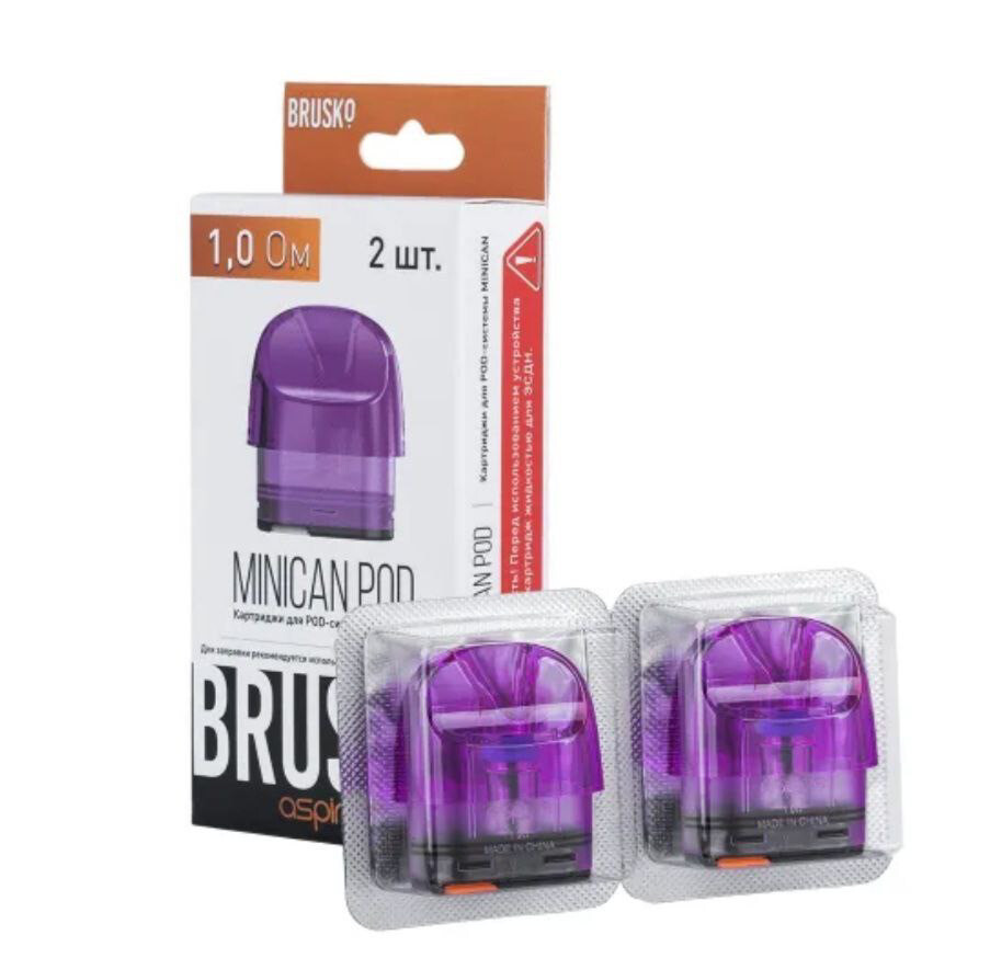 Цветной картридж  Brusko Minican/ Minican 2/ Minican Plus, 1 Ом 