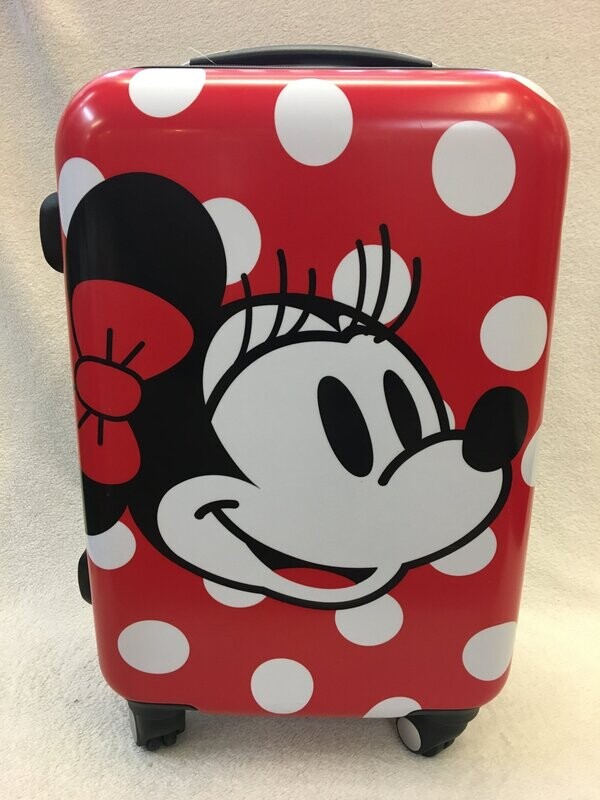 Koffer Minnie Mouse rood-wit