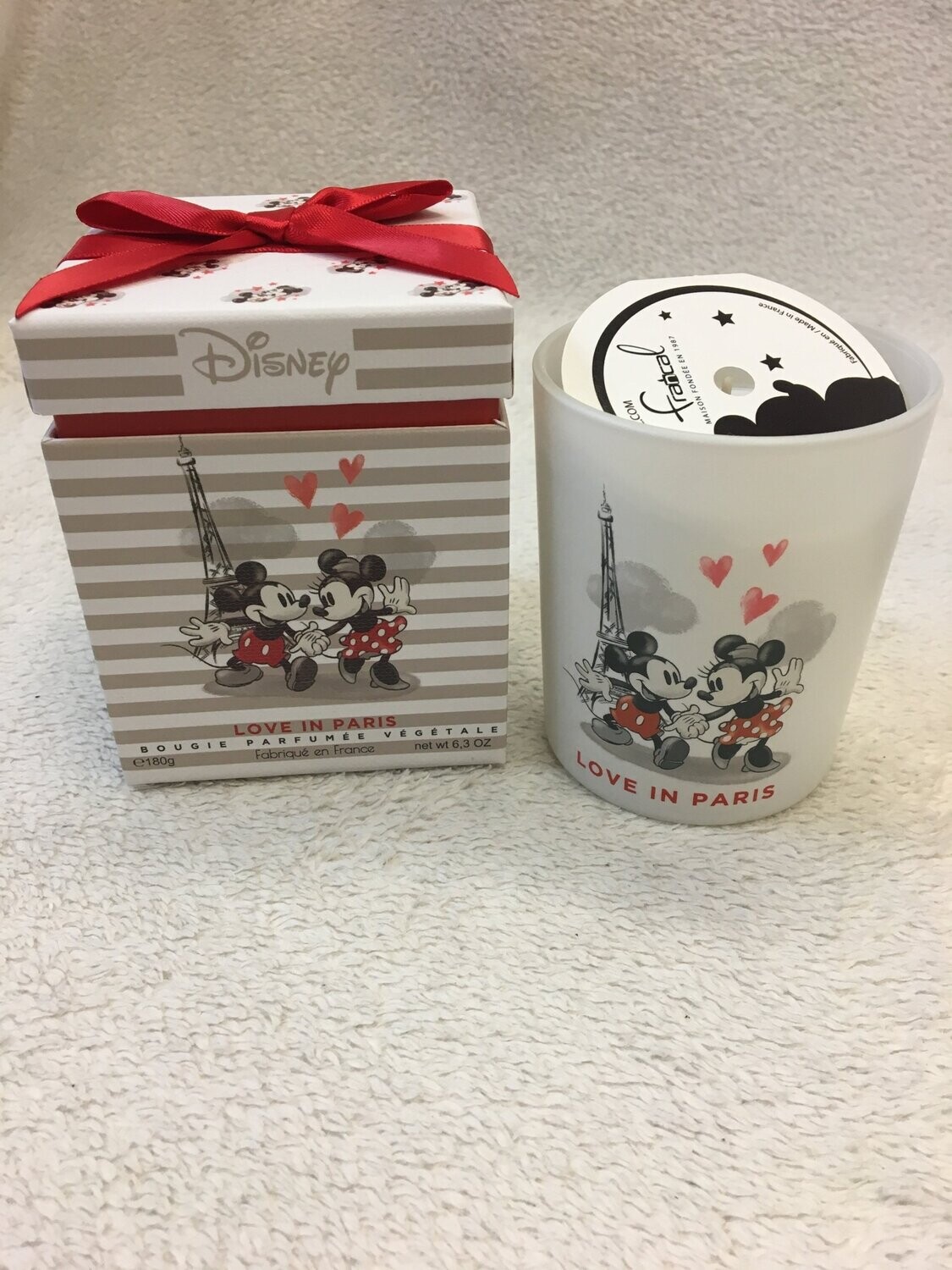 Geurkaars Mickey en Minnie ‘Love in Paris'