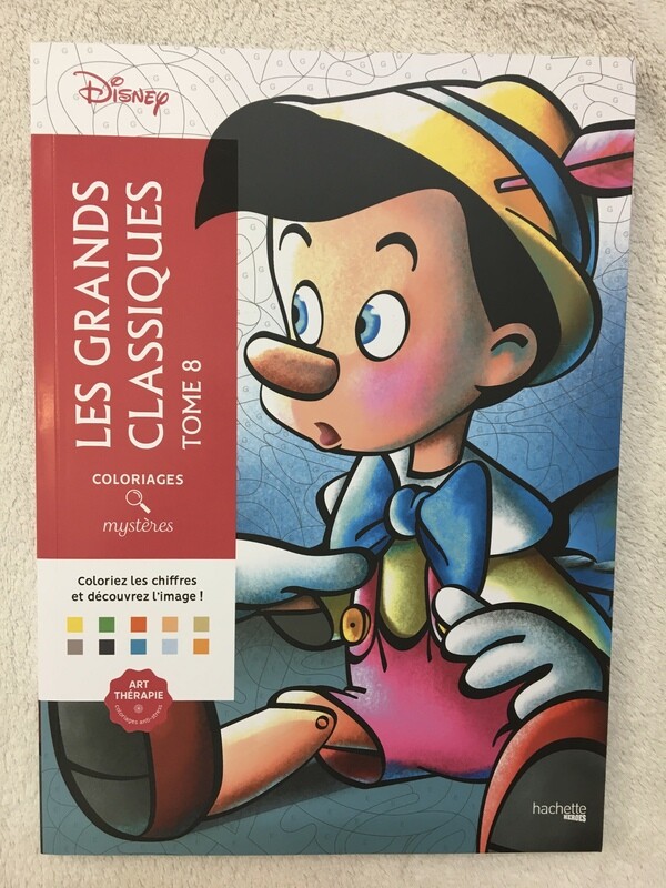 Kleurboek op nummer “Les Grandes Classiques” deel 8