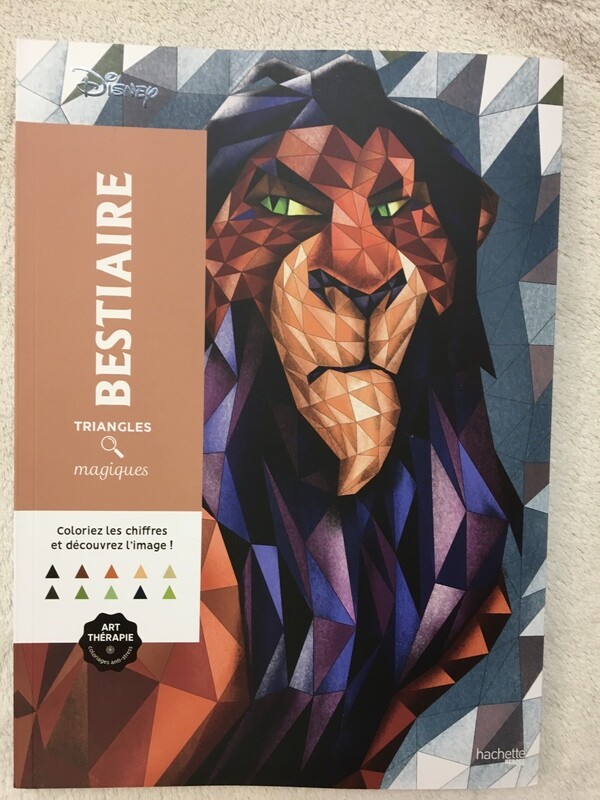 Kleurboek op nummer “BESTIAIRE”