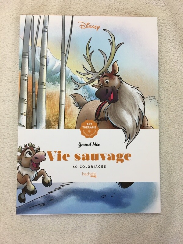 Kleurboek grand bloc Vie sauvage