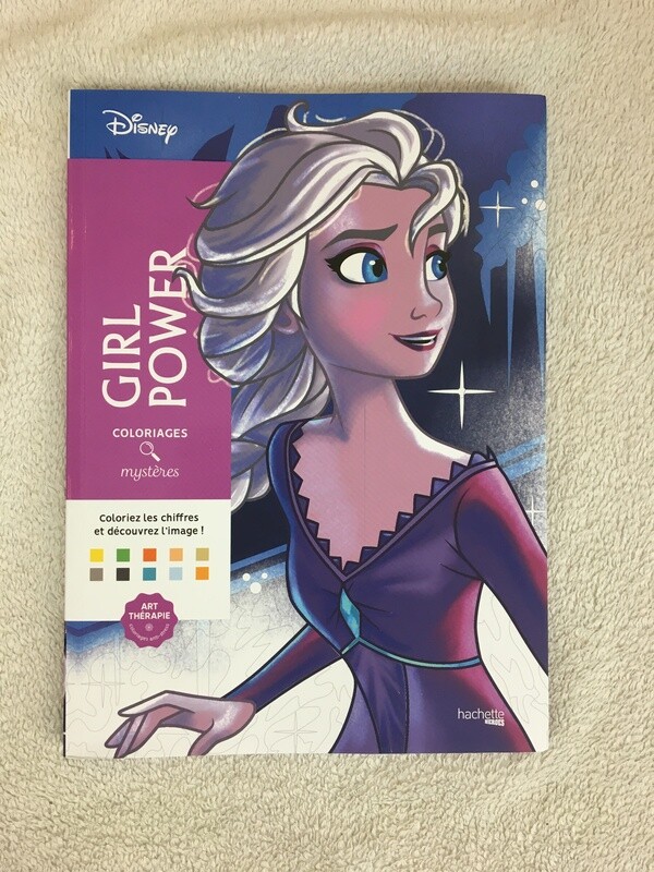 Kleurboek op nummer Girl Power