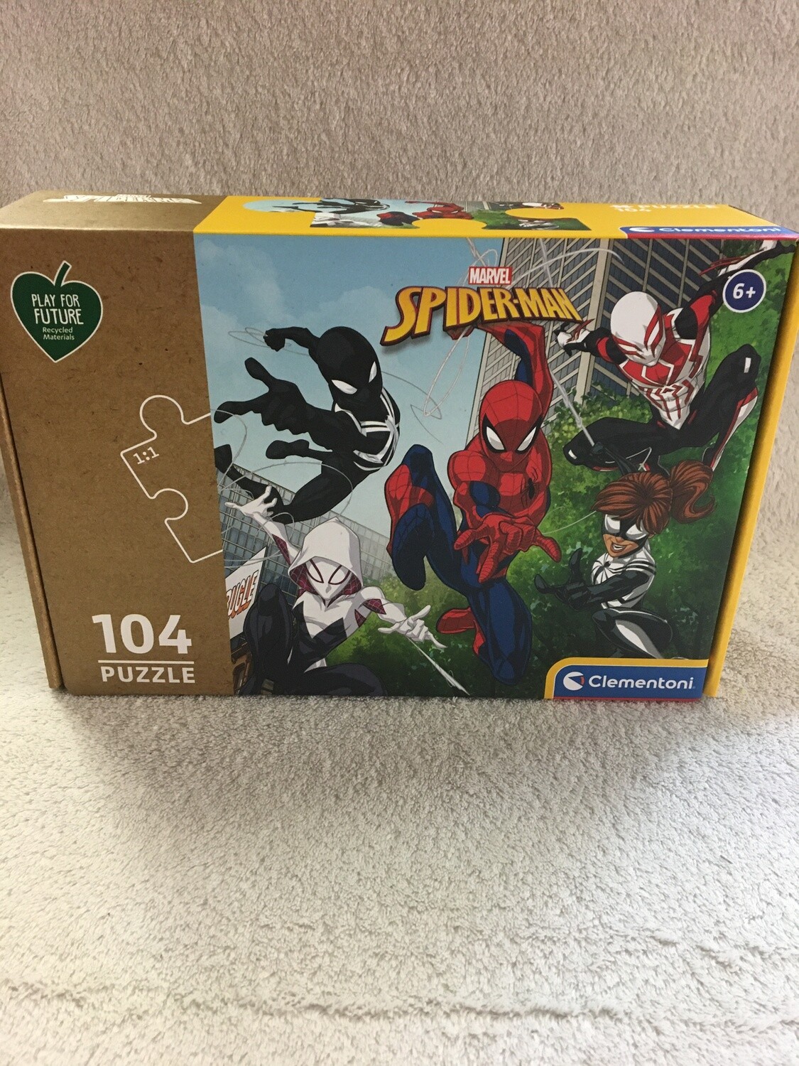 Spiderman puzzel 104 stukjes
