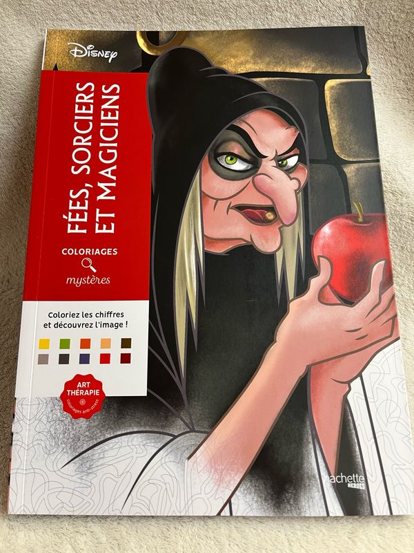 Kleurboek Op Nummer Fées Sorciere Et Magiciens