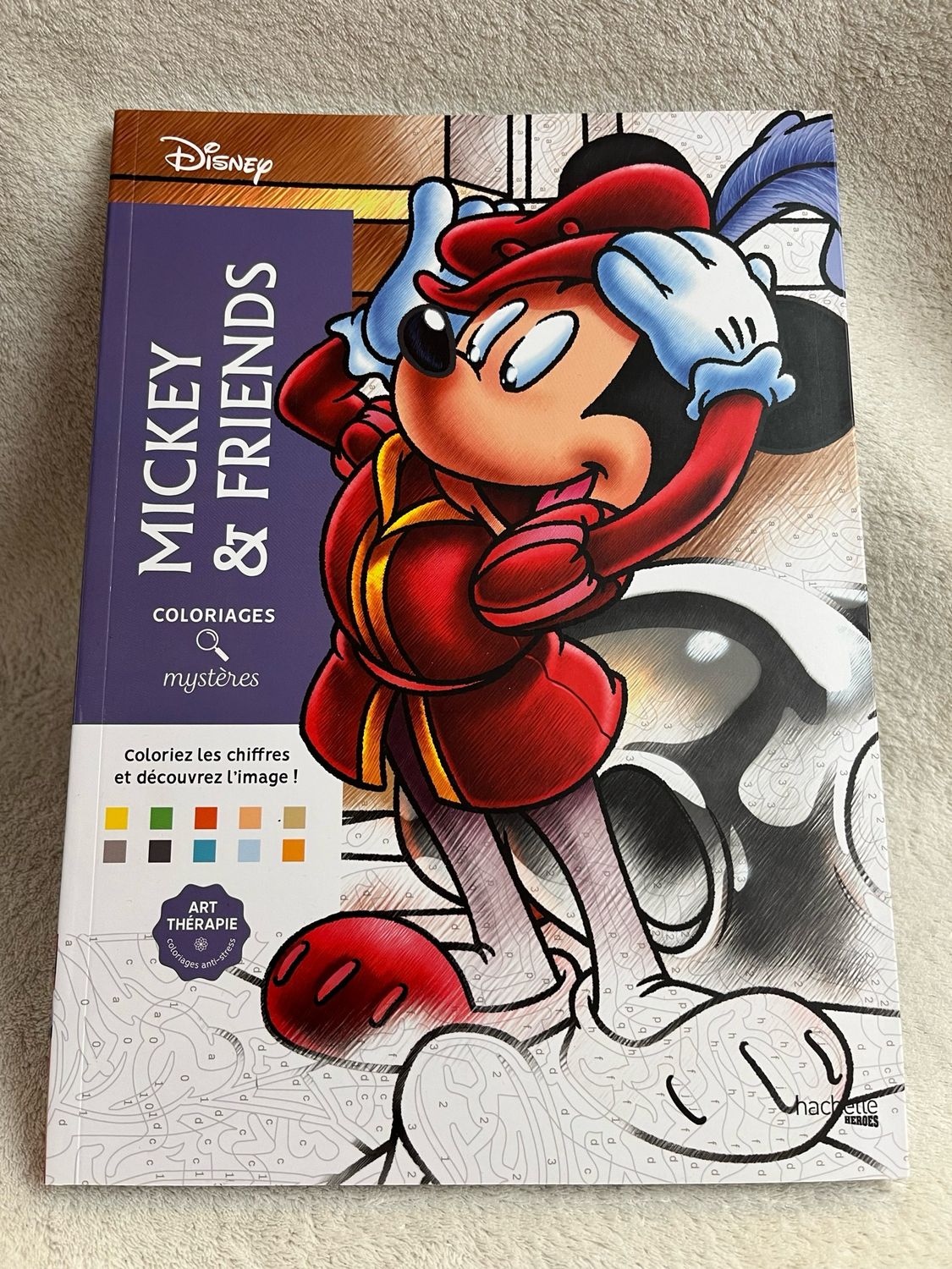 Kleurboek Op Nummer Mickey & Friends