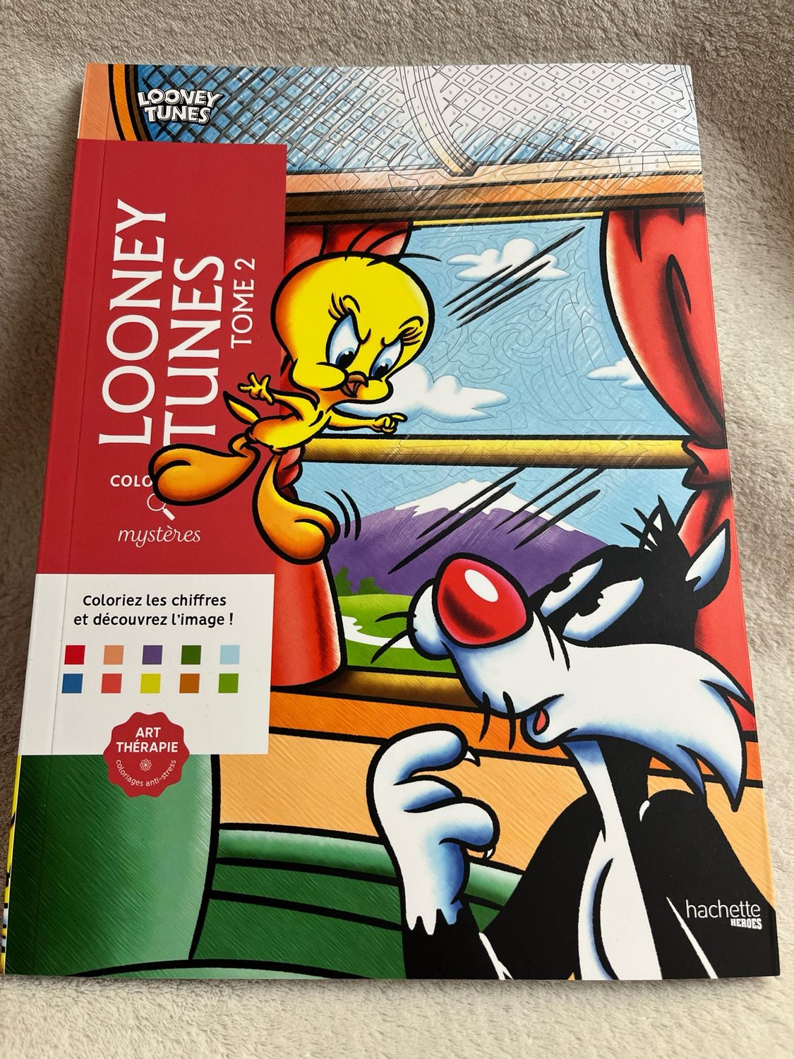 Kleurboek Op Nummer Looney Tunes