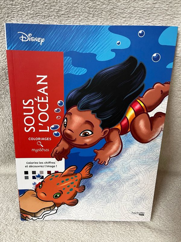 Kleurboek Op Nummer Sous L’océan