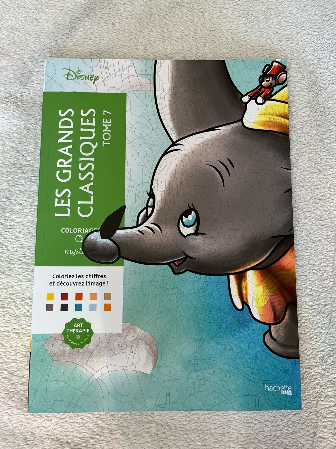Kleurboek op nummer Les Grands Classiques Tome 7