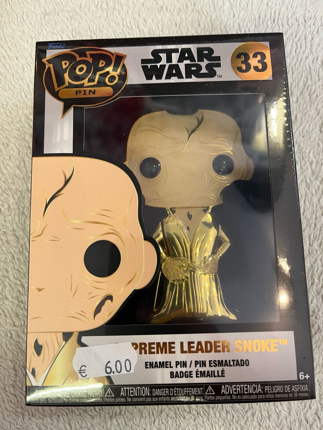 Funko Pop Pin Supreme Leader Snoke