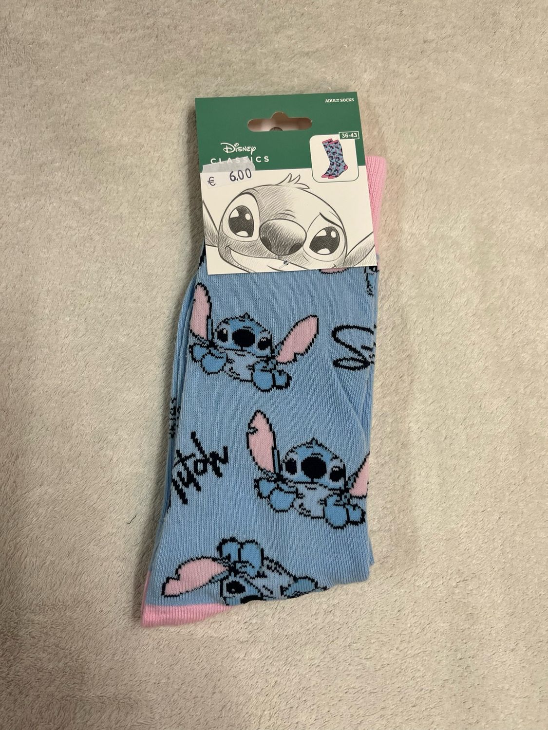 Stitch sokken maat 36/43