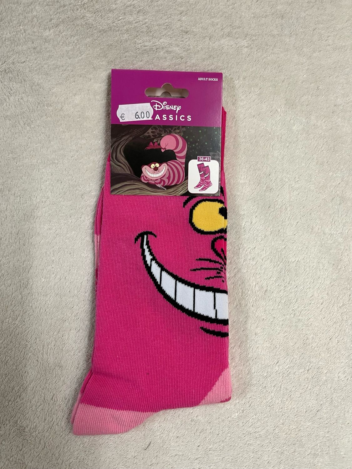 Cheshire Cat sokken maat 36/43