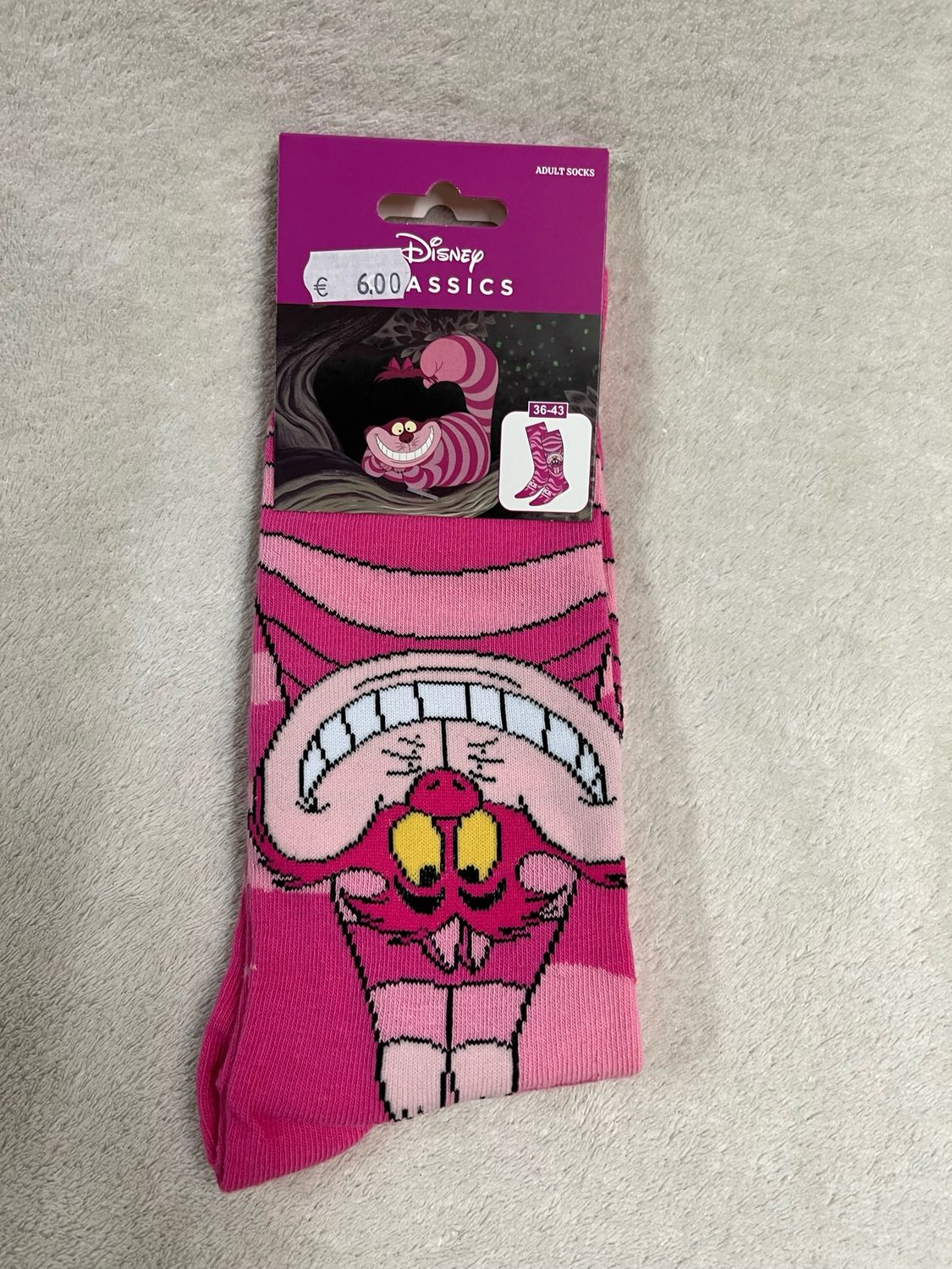 Cheshire Cat sokken maat 36/43
