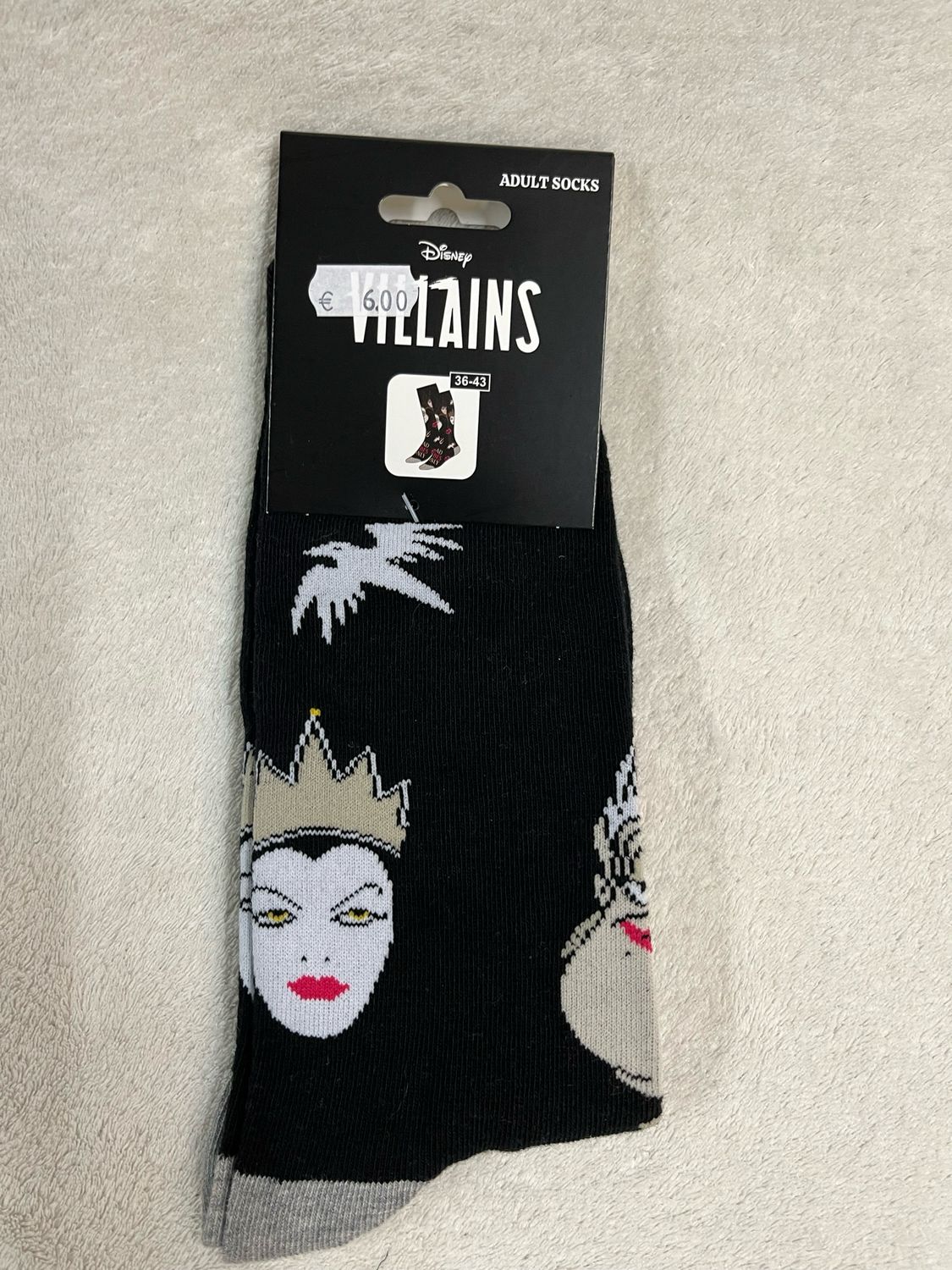 Villains sokken maat 36/43