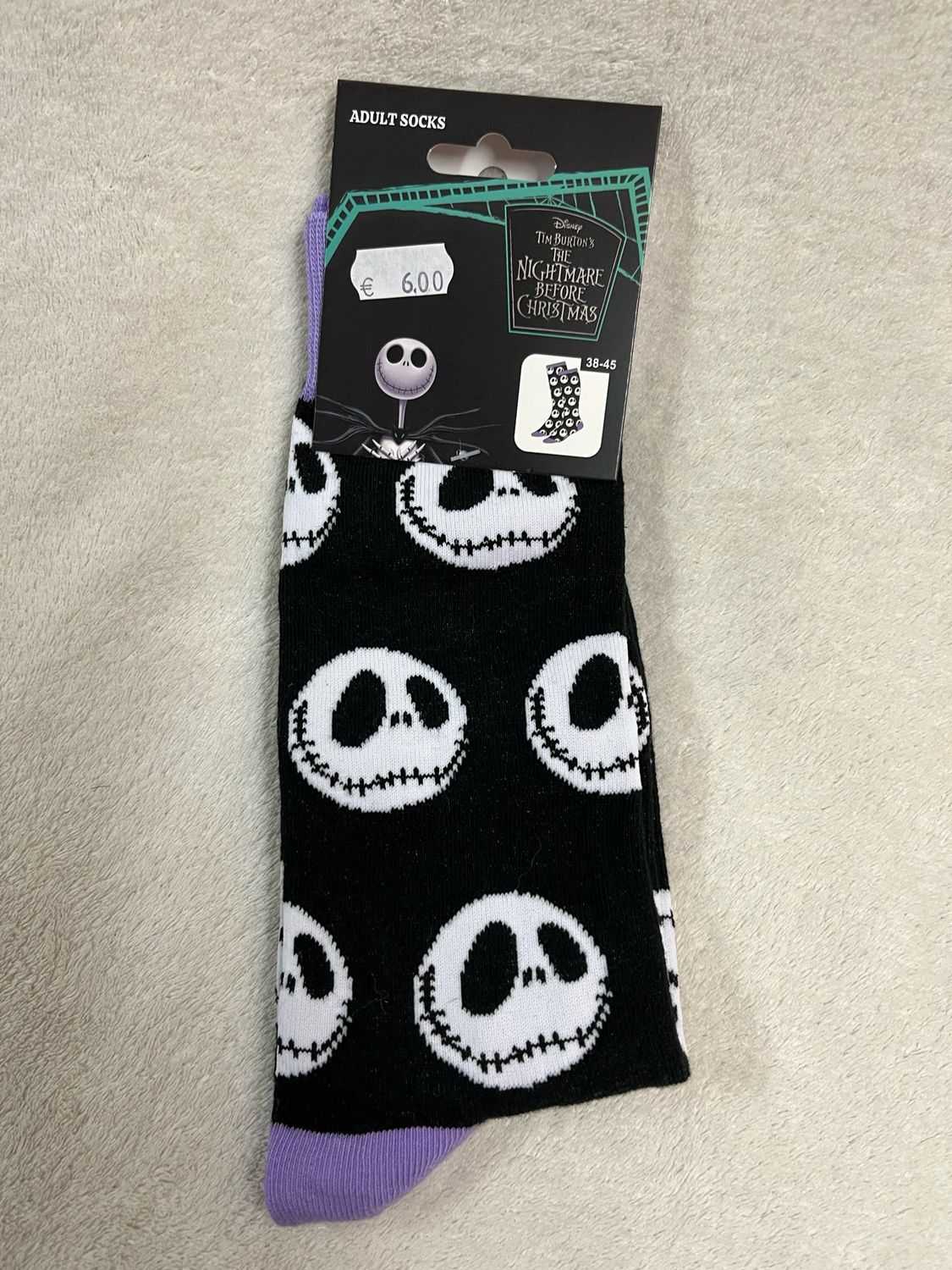 Nightmare Before Christmas sokken maat 38/45