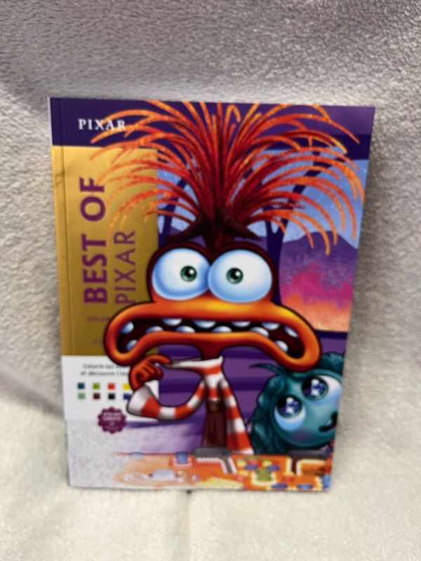 Kleurboek op nummer Best of Pixar