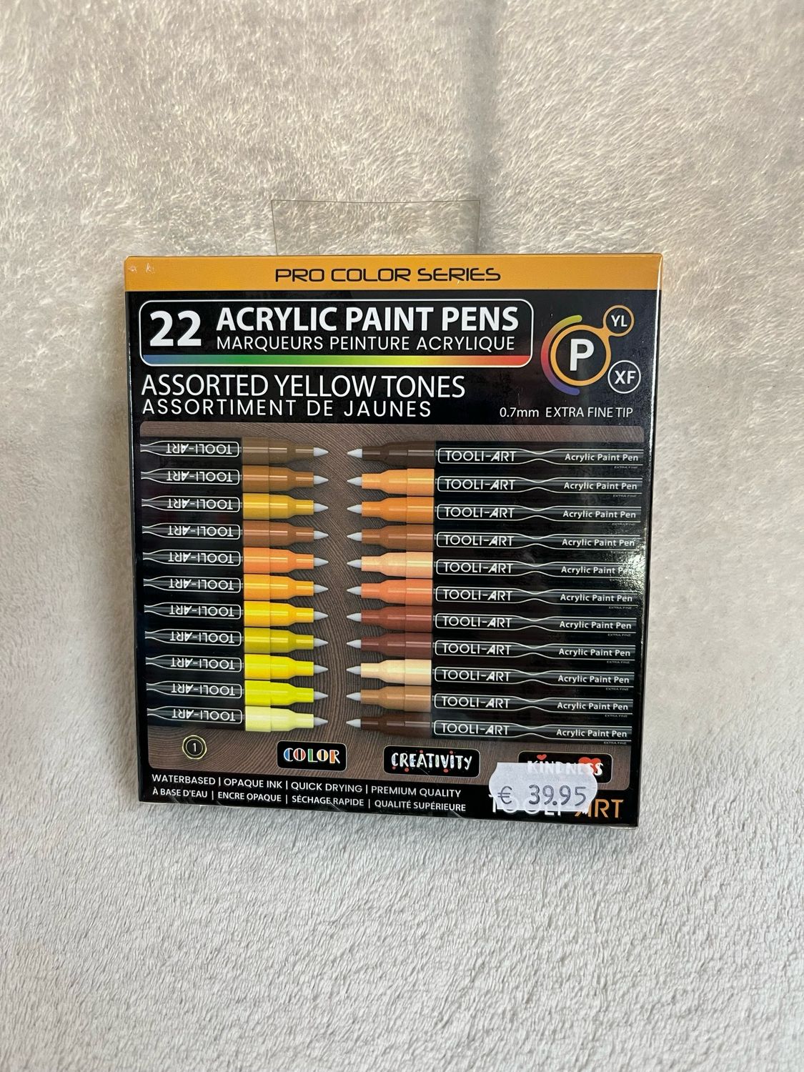 Tooli-art assorted yellow tones