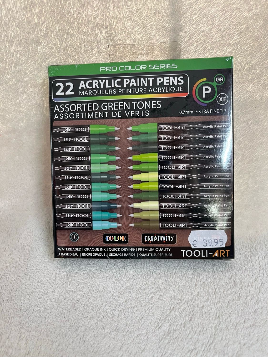 Tooli-art assorted green tones