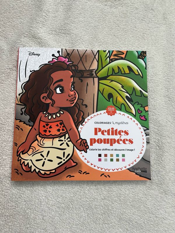 Kleurboek op nummer Petites Poupées