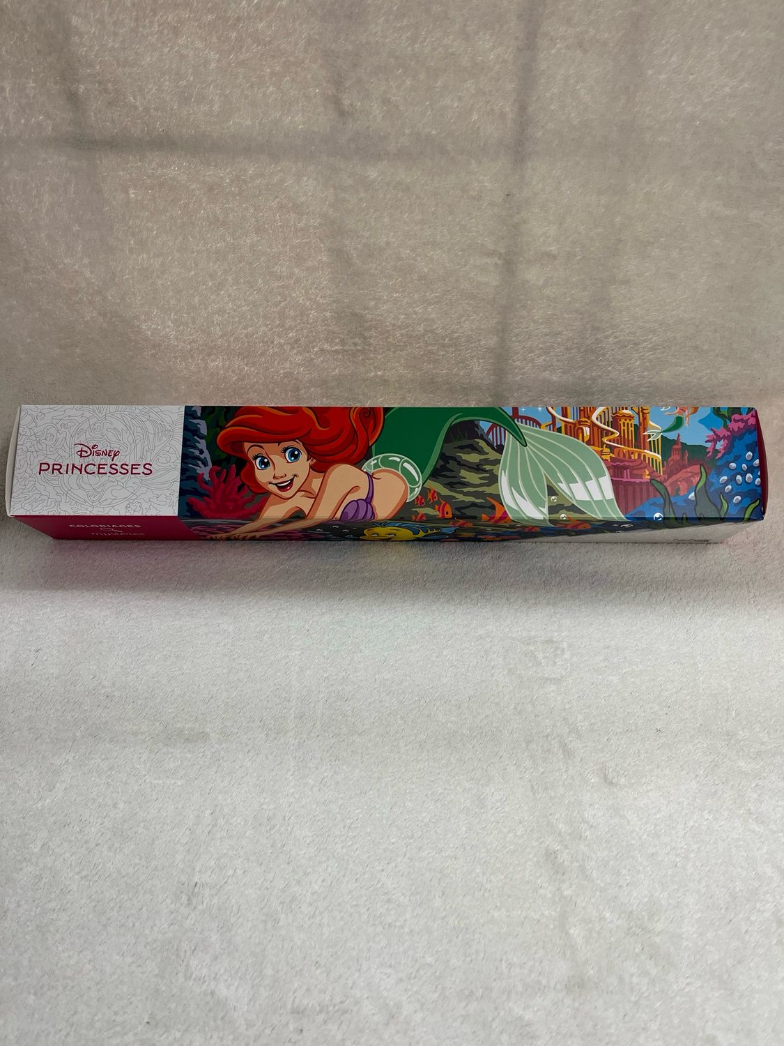 Kleur op nummer poster La Petite Sirène