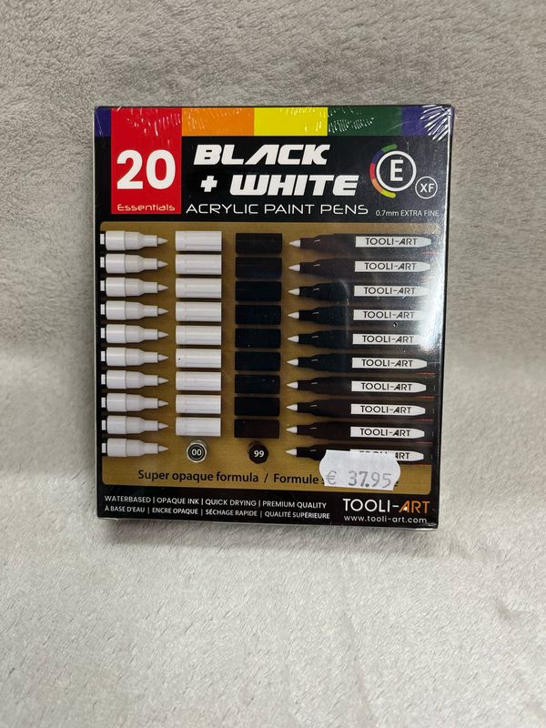 Tooli-Art stiften black and white