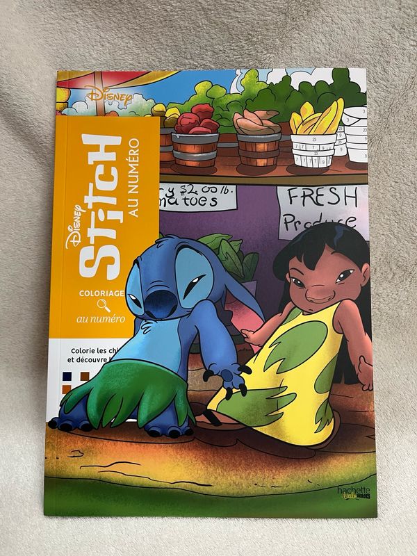 Kleurboek op nummer Stitch