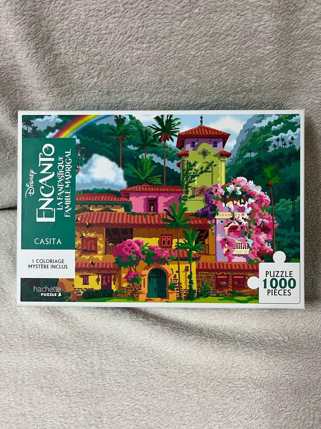 Puzzel Encanto 1000 stukjes met kleur op nummer poster