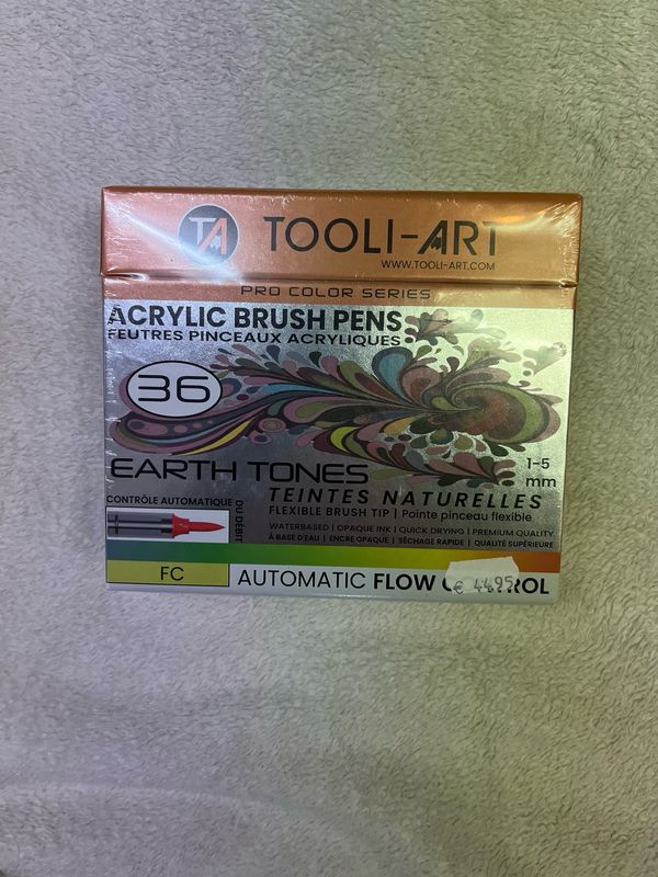 Tooli-Art eart tones brush flow control