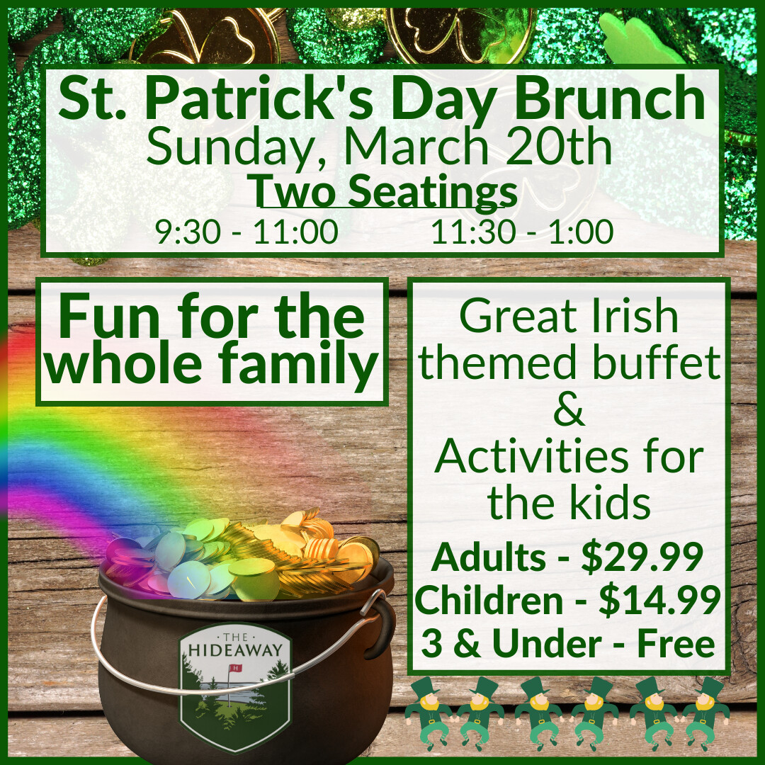 12:30pm St. Patrick's Day Brunch - 12 & Under