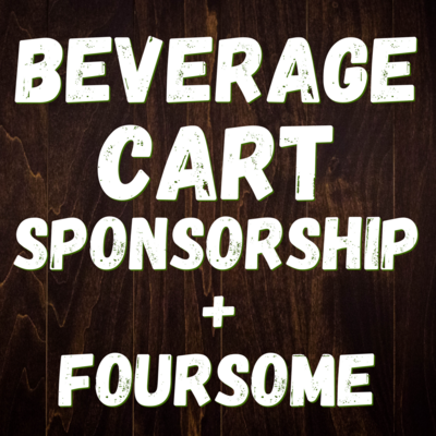 Beverage Cart Sponsor + Foursome