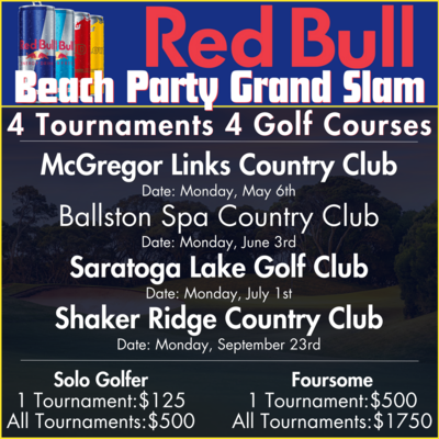 Red Bull Beach Party at Saratoga Lake - Solo Golfer