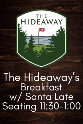 December 20th Breakfast w/ Santa Late Seating (11:30-1:00)
