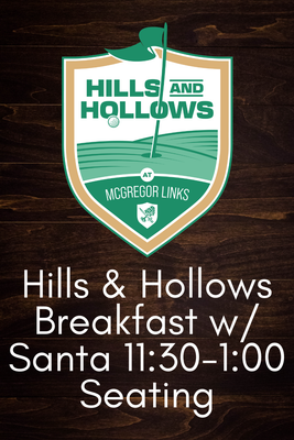 December 7th Breakfast with Santa 11:30-1:00 Seating