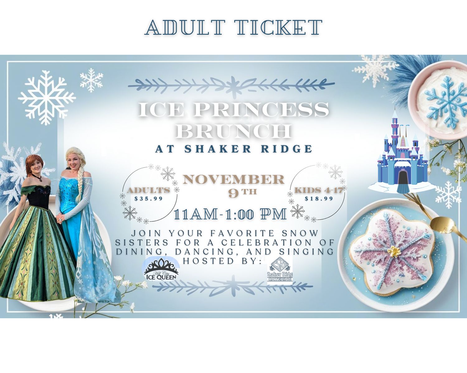 Adult Ticket: Ice Princess Brunch Shaker