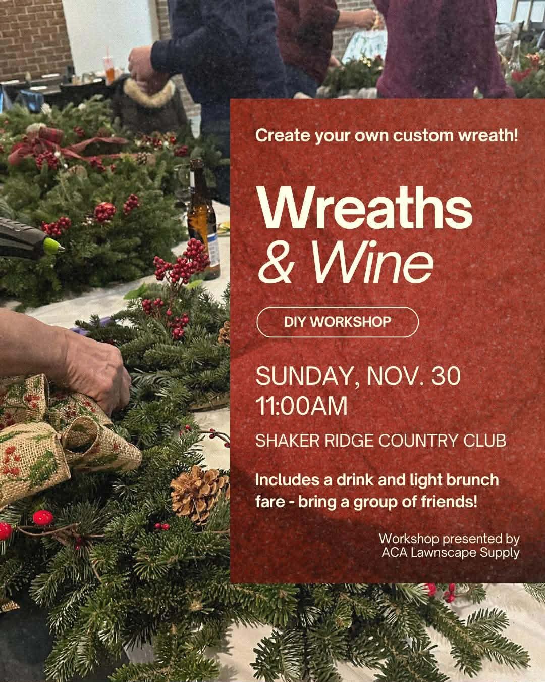 Wreath Making at Shaker Ridge
