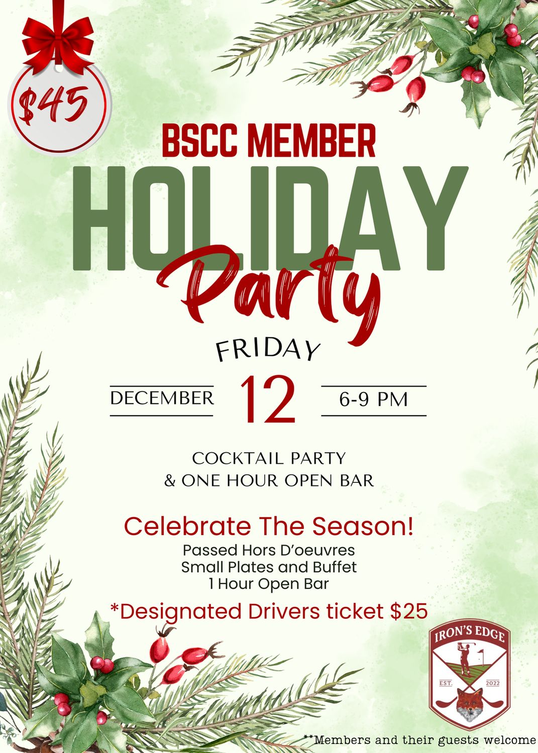DD Ticket Members Only Holiday Party DD Ticket Members Only Holiday Party