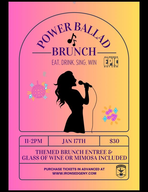 Ballad Brunch at Irons Edge