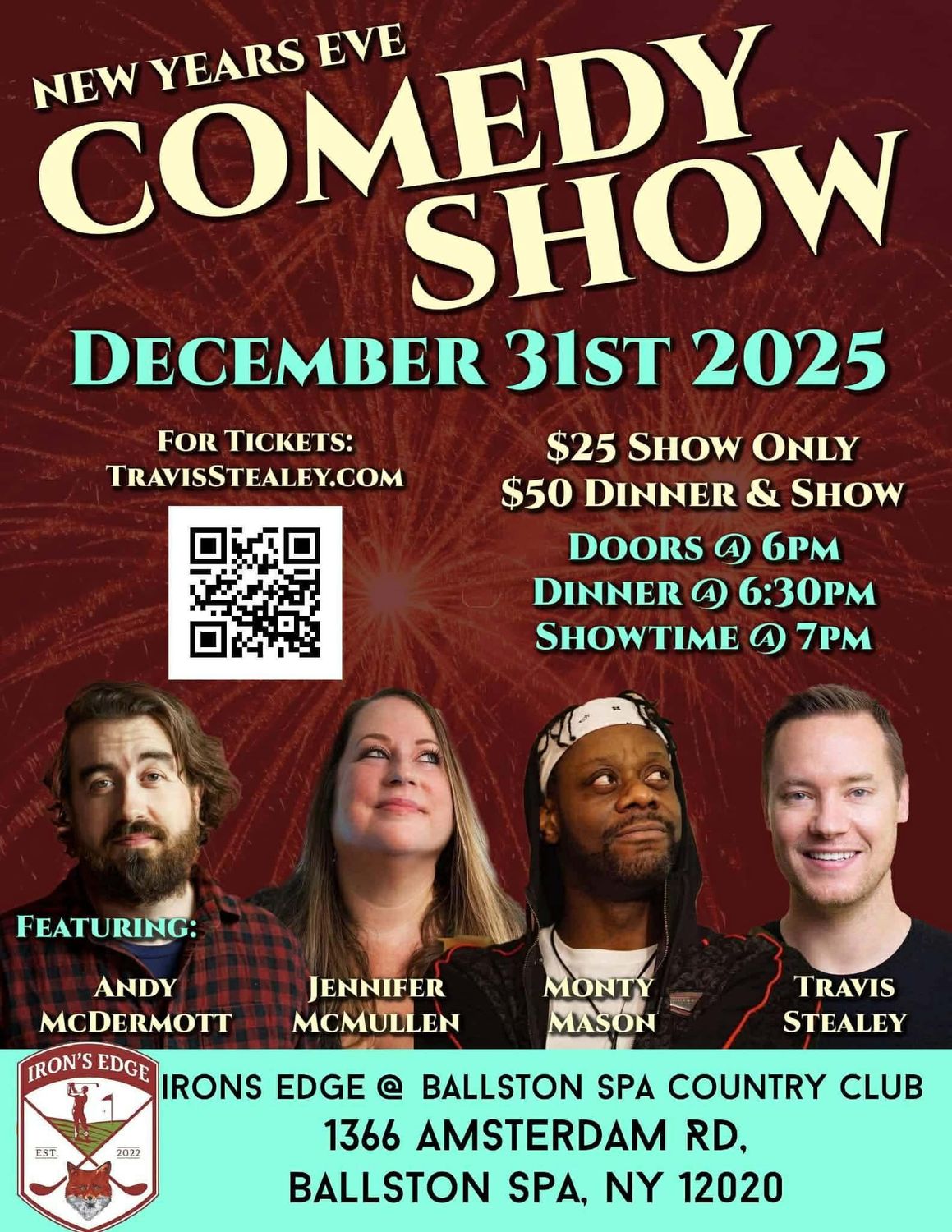 Comedy Night at Irons Edge - Show Only