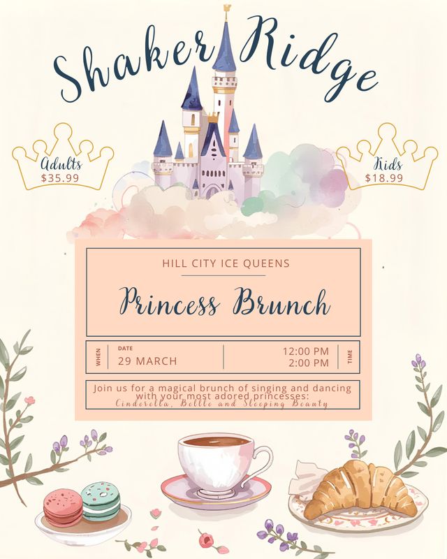 Child(4-12) Ticket: Princess Brunch Shaker