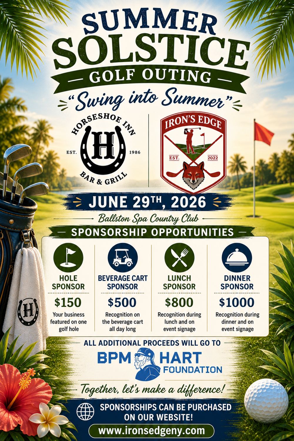 Summer Solstice Outing Dinner Sponsor Summer Solstice Outing Dinner Sponsor