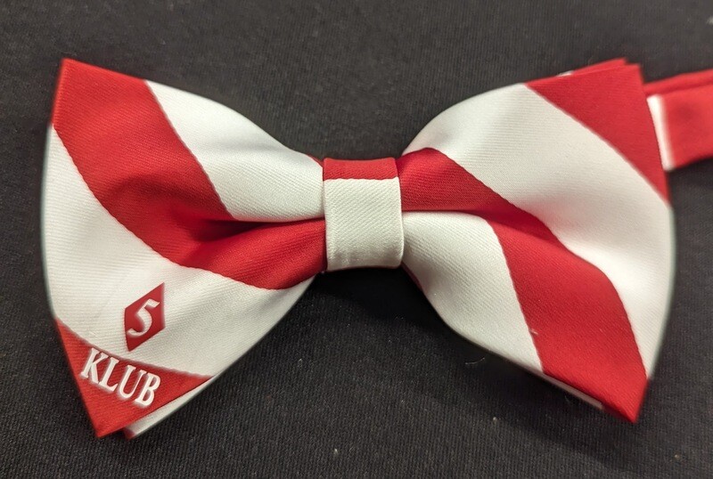 Striped Kappa Bow Tie (Pre-Tied) inspired by Kappa Alpha Psi Phi Nu Pi