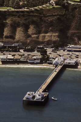 The historic Malibu Pier