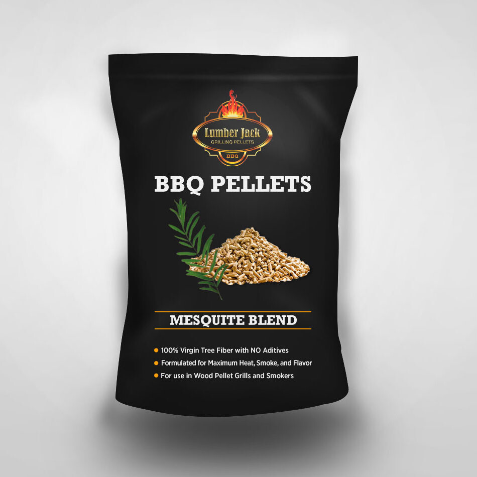 Mesquite Blend Lumber Jack BBQ Pellets (40% Mesquite/60% Red Oak)