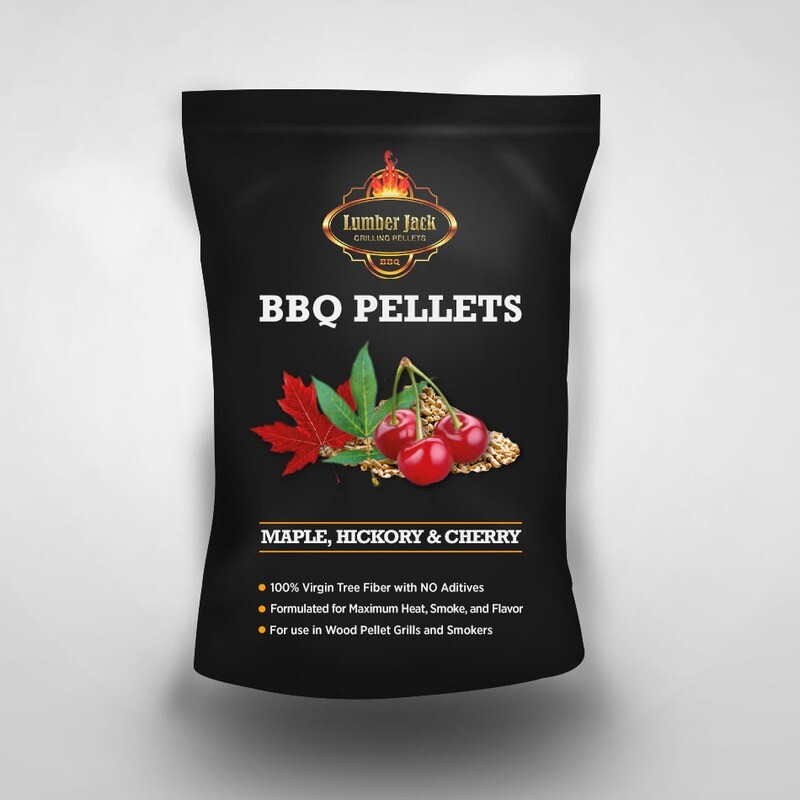 10# Maple-Hickory-Cherry (MHC) - Competition Blend Lumber Jack BBQ Pellets with Premium Smoking Wedgie