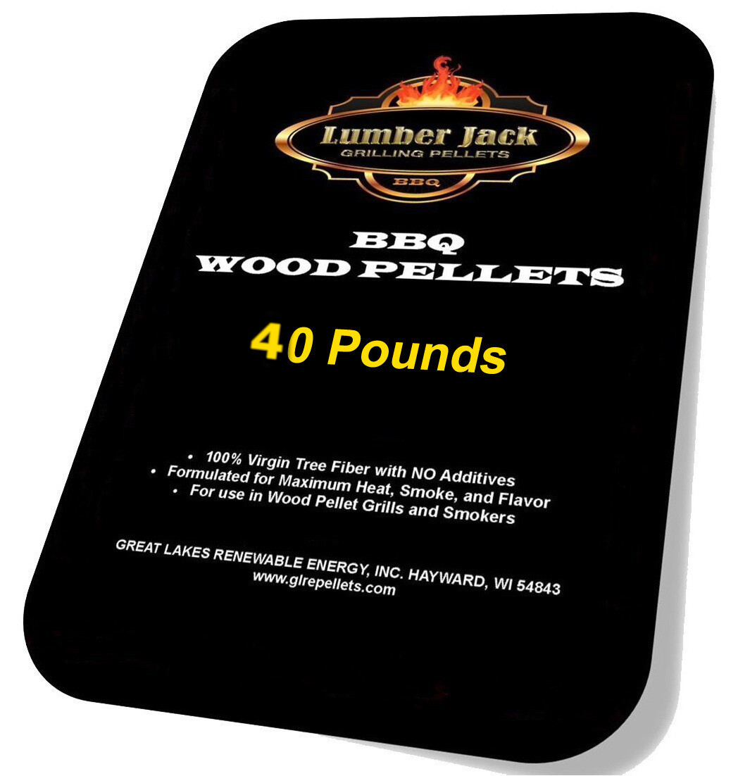 40 Pound BBQ Pellet Variety Pack featuring Lumber Jack(Select 2 20-Pound Bags)